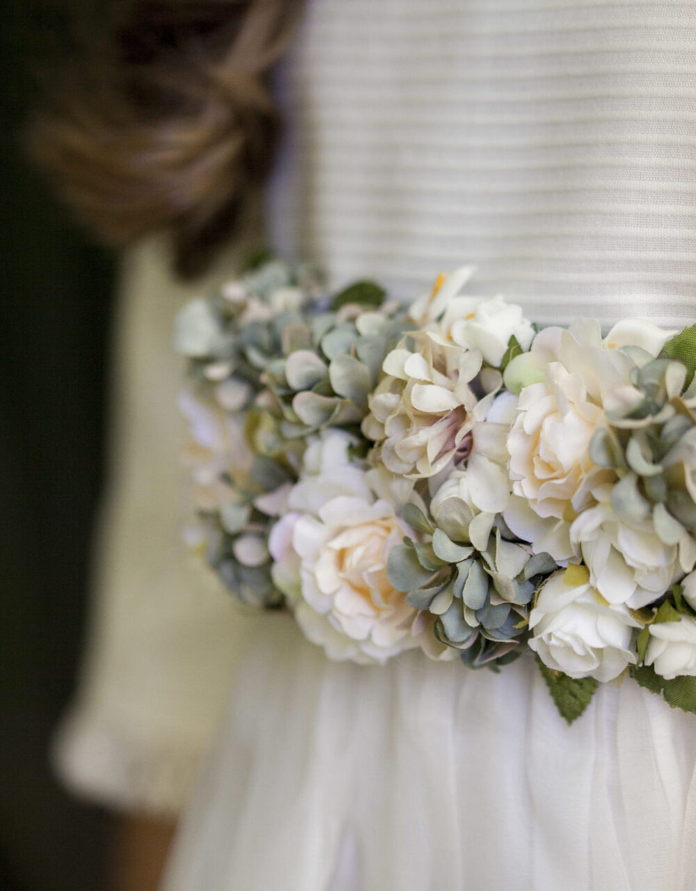 Banda Seda con Flores