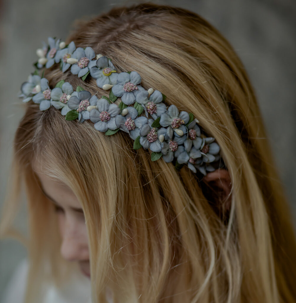 Diadema doble Almendro