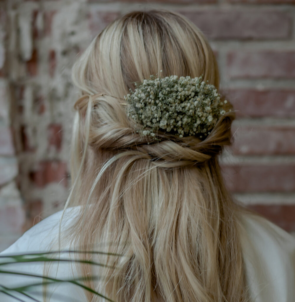 Semi tocado paniculata blanca