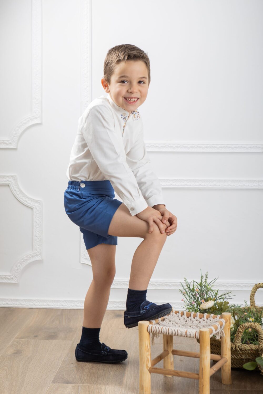 Pantalón corto colección Flores
